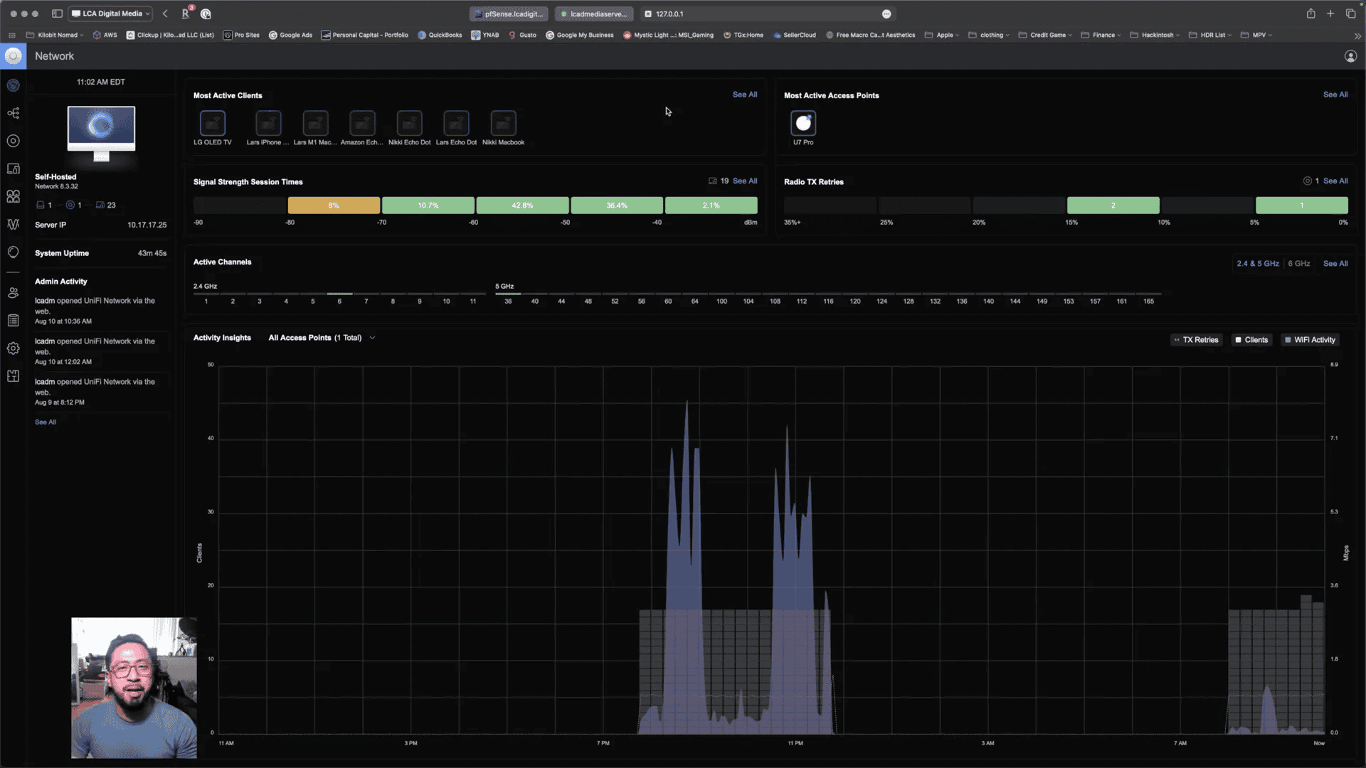 Setting up the Unifi U7 Pro