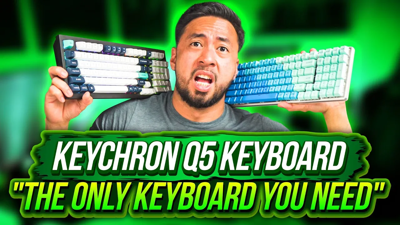 Unlock the Ultimate Typing Experience with the Keychron Q5 Max Wireless Keyboard